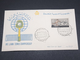 EGYPTE - Enveloppe FDC En 1963  , Tennis - L 18199 - Briefe U. Dokumente
