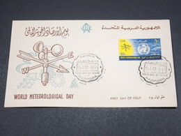EGYPTE - Enveloppe FDC En 1962 , Journée De La Météorologie - L 18218 - Briefe U. Dokumente