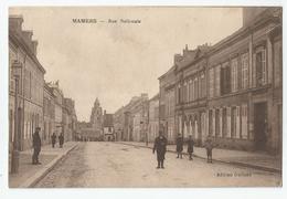 72 Sarthe - Mamers Rue Nationale Animée Ed Guibert - Mamers