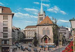 SUISSE,HELVETIA,SWISS,SCHWEIZ,SVIZZERA,SWITZERLAND ,VAUD,LAUSANNE ,LOSANNA,EGLISE,BUS,ANIMEE - Lausanne