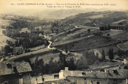 CPA. - France > [42] Loire > Saint Germain Laval - Vue Sur La Chapelle Et Le Village De Baffy - Daté 1927 - TBE - Saint Germain Laval