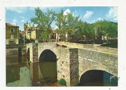 Cp , 12 , VILLEFRANCHE DE ROUERGUE , Le Pont Vieux Enjambant L'Aveyron , Ed. Yvon , Vierge - Villefranche De Rouergue