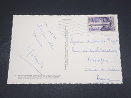 ANDORRE - Oblitération De Andorre La Vieille Sur Carte Postale Pour La France En 1960 - L 18335 - Storia Postale
