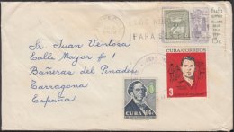 1962-H-48 CUBA. 1962. SOBRE 1964 SOBRE CON LA MARCA: LOS NIÑOS NACEN PARA SER FELICES. - Cartas & Documentos
