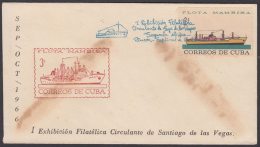 1966-CE-74 CUBA 1966 SPECIAL CANCEL. EXPO FILATELICA SANTIAGO DE LAS VEGAS. 2a ETAPA. EL RINCON. - Briefe U. Dokumente