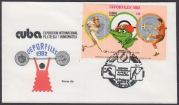 1982-CE-15 CUBA 1982 SPECIAL CANCEL. DEPORFILEX EXPO. APERTURA. - Covers & Documents