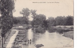 BRINON - Sur -  SAULDRE ,,,,,Le   GUE  De La   SAULDRE ,,,,,VOYAGE   1911,,,,,TBE ,,, JOLIE  CARTE ,,,ANIMEE ,,,,,, - Brinon-sur-Sauldre