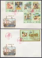 1985-CE-27 CUBA 1985 SPECIAL CANCEL. ESPAMER 85. RARE RED CANCEL FDC. - Covers & Documents