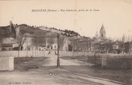 Drome : DONZERE : Vue Générale, Prise De La Gare  Coupures 4mm Haut Droit Et Bas Gauche - Donzere