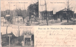 Gruß Aus Der Villenkolonie NEU FINKENKRUG Restaurant Konditorei SEEGEFELD 4.6.1907 Gelaufen - Falkensee