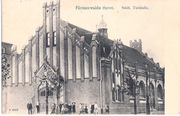 FÜRSTENWALDE Spree Städtische Turnhalle Belebt 14.10.1907 Gelaufen - Fuerstenwalde