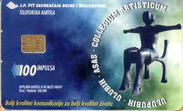 Bosnia - BA-PTT-0036A, 25 Years Of City Gallery ˝Collegium Artisticum˝, 2000, Used As Scan - Bosnie