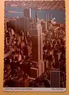 CARTOLINA POSTCARD NUOVA NEW YORK VEDUTA AEREA EMPIRE STATE BUILDING - Empire State Building