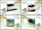 2012.06.08 UEFA EURO 2012 Mi.No 4568-71 - MNH  4 Stamps - Nuevos