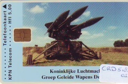 Nederland CHIP TELEFOONKAART * CRD-518.03 * AIRFORCE ARMEE * Telecarte A PUCE PAYS-BAS * Niederlande ONGEBRUIKT * MINT - Leger