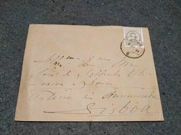 PORTUGAL CIRCULATED COVER LISBOA CANCEL 1884 - Covers & Documents