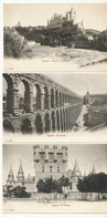 Segovia  3 Postales  Puente Y Alcazar Edit P.Z. 10086/7/2  Dorso No Dividido - Segovia