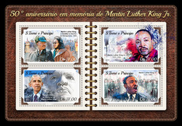 S.Tome&Principe. 2018  50th Memorial Anniversary Of Martin Luther King Jr. (218a) - Martin Luther King