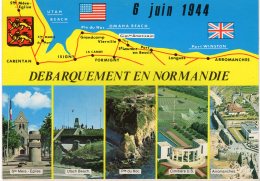 Débarquement En Normandie 1944 - Circuit Des Plages De Débarquement En Normandie Le 6 Juin 1944 - War 1939-45