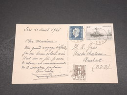 FRANCE - Oblitération Linéaire De Ambert Sur Type Chaines Brisées Sur Carte Postale De Sees En 1946 - L 18599 - 1921-1960: Periodo Moderno