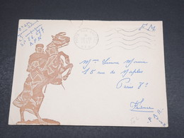 ALGÉRIE - Enveloppe Illustrée  En FM En 1957 Pour Paris - L 18620 - Cartas & Documentos