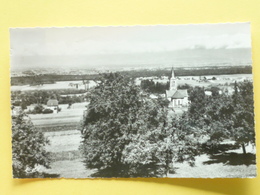 V05-dep--74-haute Savoie--saint Cergues-- L'eglise- Et Vue Generale Sur Le Jura--1957 - Saint-Cergues