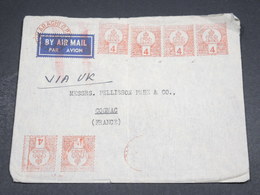 INDE - Enveloppe De Karachi Pour La France En 1945 , Affranchissement Mécanique - L 18728 - 1936-47  George VI