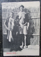 Afrique Sud Makatese Natives Cpa - Afrique Du Sud