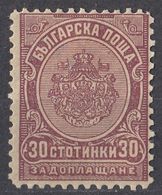 BULGARIA - Yvert 19 Servizio Nuovo MH, Come Da Immagine. - Timbres De Service