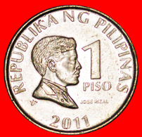 # BANK 1993 SUN: PHILIPPINES ★ 1 PISO 2011 MINT LUSTER! LOW START ★ NO RESERVE! Jose Rizal (1861-1896) - Philippines