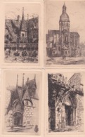 Lot  6 Cpa Illust BOURGEOIS . Différents Monuments (dont BEAUNE ) - Bourgeois