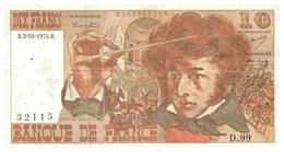 Billet  >  France > 10  Francs  1974 - 10 F 1972-1978 ''Berlioz''