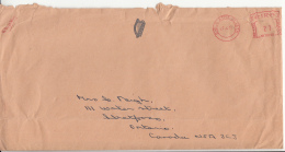 Ireland 1977 Cover To Canada Metered - Lettres & Documents