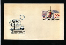 Czechoslovakia Mountains Rescue Service Postal Stationery - Arrampicata