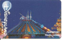 PASS-µ-DISNEYLANDPARIS -1996-SPACE MOUNTAIN-ADULTE-V° N° S 039523 VERTICAL A Droite-NEUF-TBE- - Passeports Disney