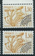 [23] Variété : Préos  N° 160 Pleurote Bistre-jaune Au Lieu De Bistre-orange + Normal ** - Unused Stamps