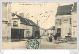 77 - VILLIERS SAINT GEORGES - Rue Des Magasins Reunis - Cachet Ambulant De Romilly A Chateau Thierry - Villiers Saint Georges