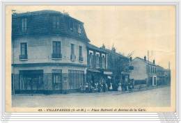 77 - VILLEPARISIS - Place Matteoti Et Avenue De La Gare En 1940 - Villeparisis