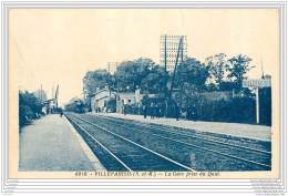 77 - VILLEPARISIS - La Gare Prise Du Quai 1939 - Villeparisis