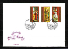 373h * LIECHTENSTEIN 1027/9 * WEIHNACHTEN * MICHEL 4,00 * ERSTTAGSGESTEMPELT **!! - Lettres & Documents