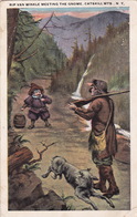 Rip Van Winkle Meeting The Gnome, Catskill Mts, N.Y. (br4366) - Catskills