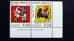 Griechenland 2110/1 A **/mnh, EUROPA/CEPT 2002, Zirkus - Ungebraucht