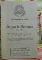 Papier Carl Schleicher Und Schüll, Düren Rheinland - Silbergraues Detail Zeichenpapier N°461 - 1884 - Stamperia & Cartoleria