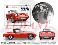 2016.12.30. Polish Design - The Car "Syrena Sport" Block MNH - Nuevos