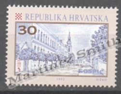Croatia - Croatie - Croacia 1992 Yvert 158, Definitive, Gospic City - MNH - Croatia