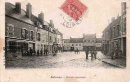 CPA    45  ARTENAY---RUE DU COMMERCE---1905 - Artenay