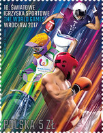 2017.06.09. The World Games Wroclaw 2017 - American Football, Speedway And Kickboxing - MNH - Nuevos