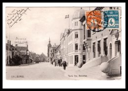 DE1024  DENMARK  AALBORG PARTI FRA OSTERAA STREET SCENE   POSTCARD - Danemark