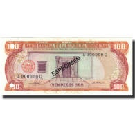 Billet, Dominican Republic, 100 Pesos Oro, 1981, 1981, Specimen, KM:122s1, NEUF - Repubblica Dominicana