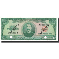 Billet, Dominican Republic, 10 Pesos Oro, Undated (1964-74), Specimen, KM:101s2 - República Dominicana